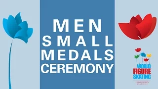 Men Free Skating Small Medals Ceremony - Helsinki 2017