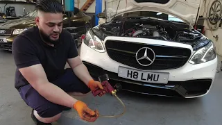 Mercedes E63 AMG has Stage 2 remap + Straight through pipe with Dyno - Certified Remaps