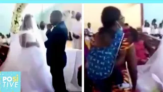 Woman catches husband marrying another woman | Positive