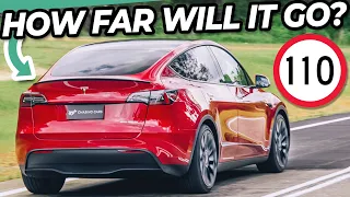 Tesla Model Y Performance Range Test 2023: Realistic Road Trip