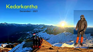 Kedarkantha Summit | Kedarkantha Trek in Winters | December | SnowFall in Kedarkantha |