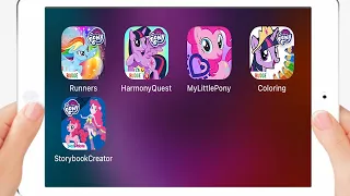 My Little Pony Rainbow Runners,My Little Pony Harmony Quest,MLP Color By Magic,Storybook Creator