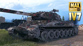 "Object 260" alone against 7 enemies - World of Tanks