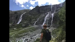 Софийские водопады Архыз август 2017. Джиппинг в Архызе, поход к Софийскому водопаду.