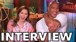 JUNGLE CRUISE | Dwayne Johnson and Emily Blunt Hurl Insults in Hilarious Interview