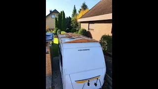 caravan prepare for winter / Wohnwagen winterfest machen #shorts #camping #caravan