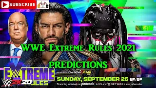 Екстремальні правила WWE 2021 Універсальний чемпіонат Римське царювання проти "Демона" Фінна Балора
