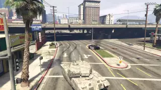 GTA V PS4:Insane Tank Rampage