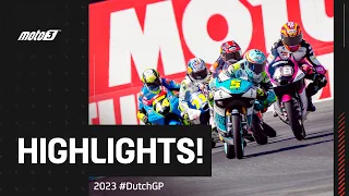 Moto3™ Race Highlights 💨 | 2023 #DutchGP 🇳🇱