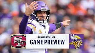 NFL Week 7 Monday Night Football BETTING PREVIEW: 49ers at Vikings I CBS Sports
