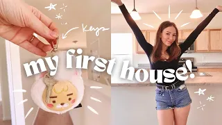 moving into my first house! 🏡🔑✨