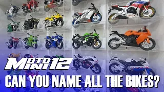 Can you name all the bikes...? | Motorcycle diecast 1/12 scale