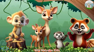 Cute Little Farm Animal Sounds: Orangutan, Sika Deer, Otter, Raccoon - Animal Sounds