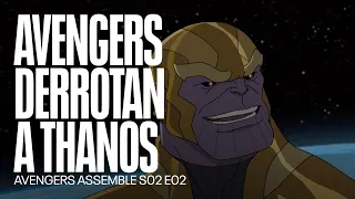 Los Avengers derrotan a Thanos | Avengers Assemble