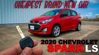 2020 Chevrolet Spark LS: Start up & Review