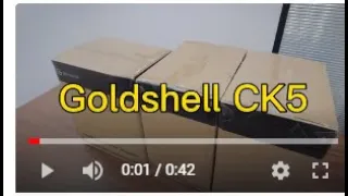 New Goldshell CK5 unboxing