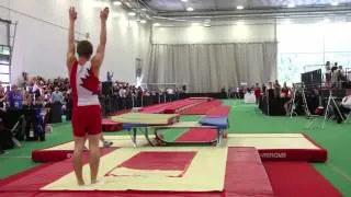 Keegan Soehn - Double Mini Final - 2014 Canadian Gymnastics Championships