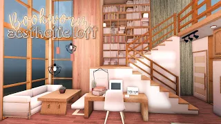 BLOXBURG: Bookworm Aesthetic Realistic Loft | speedbuild 50k ♡