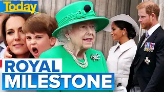 Cambridge children steal the show at Queen’s Platinum Jubilee celebrations | Today Show Australia