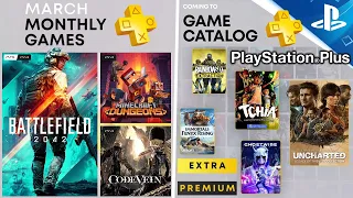 PS Plus MARCH 2023 Free PS4/PS5 Games REVEALED! (PlayStation Plus PS+ March 2023)