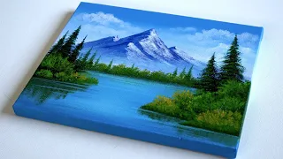 Acrylic Painting for Beginners: A Step-by-Step Landscape Painting Tutorial for Beginners on Canvas