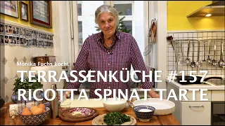 Ricotta Spinat Tarte - Terrassenküche #157