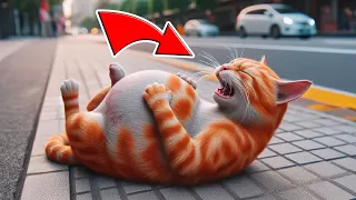 ❤️4 Minutes Of Cute Cats😻Compilation😻#cat #cute #cutecat❤️Poor Sad Cat😿