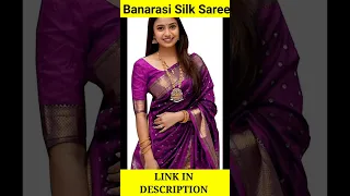 #sarees Banarasi Silk Sarees Online Shopping #amazon India