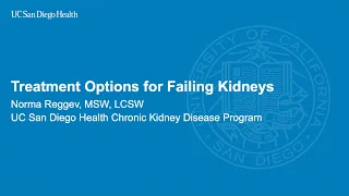 Treatment Options for Failing Kidneys