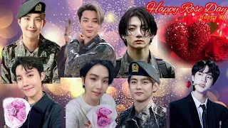 BTS❤Happy Rose🌹Day Special💥 February-7#bts #viral #v #jin #jungkook #jimin #jhope #rm #suga