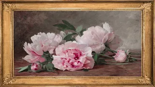 Vintage Flower Oil Paintings | Vintage Art For Your TV | TV Art Screensaver Slideshow | Framed Art