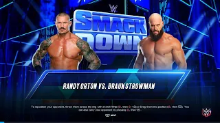 Randy Orton vs Braun Strowman WWE 2K23 Gameplay