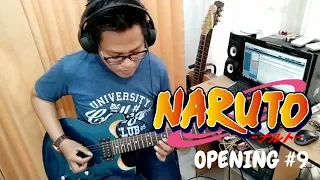 Naruto OP 9 "Yura Yura - Hearts Grow" Guitar Solo Instrumental