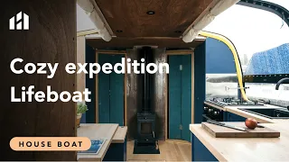 Ultimate Floating Tiny Home - (Affordable Re-purposed Lifeboat)