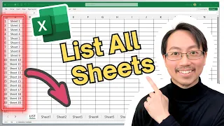 List All Your Sheets Efficiently in Excel (10 Levels)