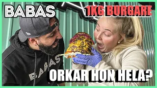 KLARAR JAG 1KG BURGARE PÅ BABAS?