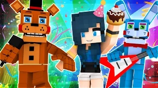 Minecraft Babies - FUNNEH'S BIRTHDAY PARTY AT FNAF! (Minecraft Roleplay)