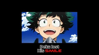 Deku’s last smile😭😢 #foryoupage #MHA #sad