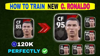 Cara Melatih CRISTIANO RONALDO dengan PERFECT WAY eFootball 2024 Mobile | Panduan & Tutorial Pelatihan