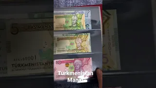 Turkmenistan Manat(2005,2009).Türkmen manady