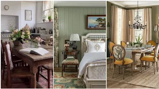 Top English country farmhouse style home decorating ideas with vintage elegance. #farmhousedecor