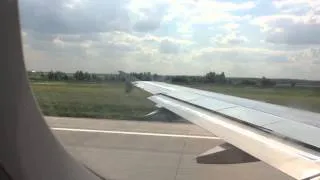 S7 Airlines A319 Takeoff from Moscow Domodedovo!
