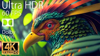 4K HDR 120fps Dolby Vision with Animal Sounds (Colorfully Dynamic) #56