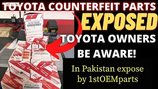 Toyota counterfeit fake products exposed by #khanthecarguy