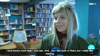 AURORA - Quote 376: „ I love books more than I love sex … “ (2018-06-20)