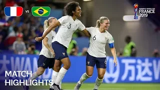 France v Brazil | FIFA Women’s World Cup France 2019 | Match Highlights