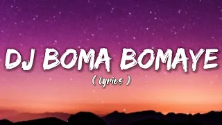 DJ BOMA BOMAYE - GEO DA SILVA & JACK MAZZONI ( LIRIK)