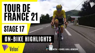 Tour de France 2021: Stage 17 On-Bike Highlights