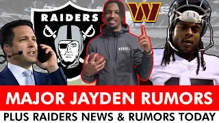 MAJOR Jayden Daniels Rumors From Adam Schefter + Davante Adams Trade Rumors & Raiders News Today