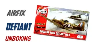 Airfix BP Defiant Mk.1 - 1/72 Scale Plastic Model Kit - Unboxing Review